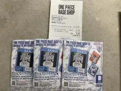 ワンピースベースショップ 366DAYSアクリルブロックチャーム未開封3個セット