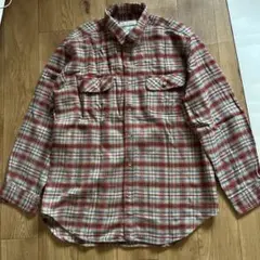 メンズ　ヴィンテージ90s PLUVIOUS フランネル　チェック長袖シャツLL