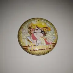 カラフルピーチ たっつん グリッター缶バッジ 7cm