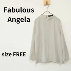 Fabulous Angela　ブラウス　九分袖　フリーサイズ　2177のサムネイル