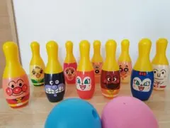 アンパンマン ボウリングピンセット 12個