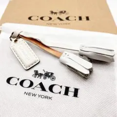 【COACH】 コーチ タッセルチャーム キーホルダー キーリング アクセサリー