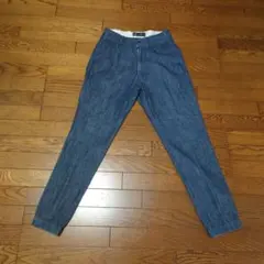 EVISUYAMANE デニムブルー スリムフィットパンツのサムネイル