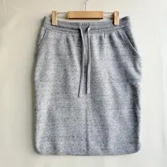 未使用　ユニクロ　ボアスウェットスカート レディース　グレー　L