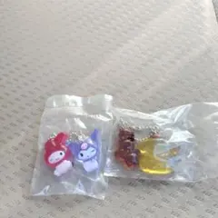 サンリオキャラクターズ　なかよしドロップチャーム　マイメロクロミ　ポムポムプリン