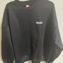 CONVERSE ブラック スウェット