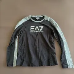 エンポリオアルマーニ EA7 長袖カットソー ブラック/グレー