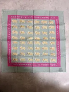 JIM THOMPSON 像のイラスト ハンカチ