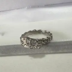 シルバー ダイヤモンド風リング 12号