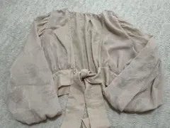 GRL ラメボレロ　ラメカーディガン