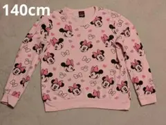 ベビードール　トレーナー　ミニー　ピンク　140cm