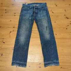 Levi's 501 デニムパンツ W34 L32 色落ち ヒゲ アタリ メンズ - メルカリ