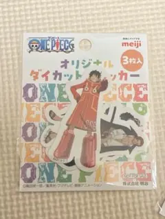ONEPIECE ステッカー meiji ルフィ シャンクス ウソップ