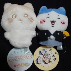 ちいかわ【ハチワレ】ぬいぱれっと〜ミルクいろ〜　お正月マスコット計２点セット