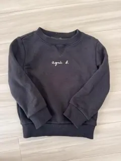 agnis b. 黒 トレーナー 4歳用