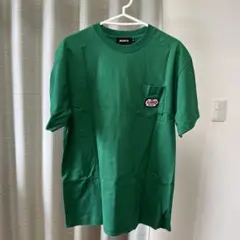 XLARGE グリーン Tシャツ Mサイズ ポケット付き