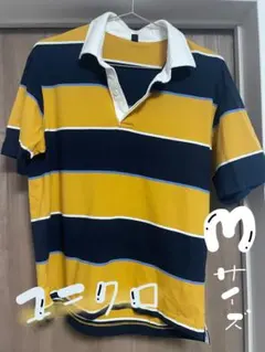 UNIQLO ラガーシャツ ボーダー Mサイズのサムネイル