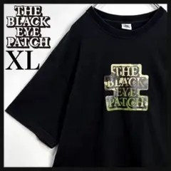 希少XL】ブラックアイパッチ☆取扱注意 ビックロゴ Tシャツ 即完売