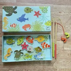 木製 知育玩具 磁石 釣りゲームのサムネイル