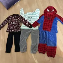 ミッキー・スヌーピー・スパイダーマン パジャマセット 130cm