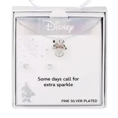 新品 日本未発売レア ディズニー ミニーマウス ネックレス ピアス 2点のサムネイル