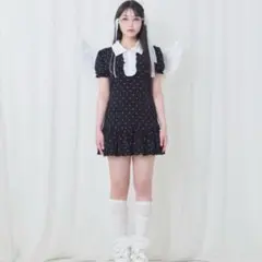 Honey Cinnamon バルーンポロワンピースのサムネイル