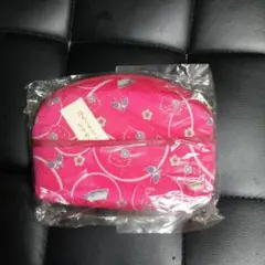 キティ　和柄　ちりめん　ポーチ　レトロ　キティちゃん　KT　ピンク