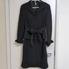 UNTITLED ワンピーススーツ ウエストリボン付き