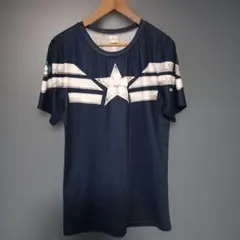 ネイビー 星型ロゴ Tシャツ 4XL