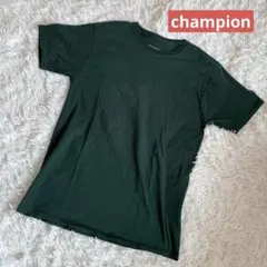【美品】Champion ダークグリーン Tシャツ Mサイズ