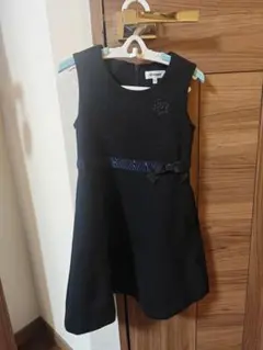 オンワード　Bouquet お受験ワンピース　ネイビー　110cm