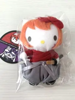 るろうに剣心　ぬいぐるみボールチェーン　ハローキティ