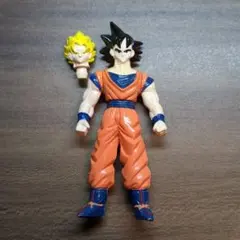 【ドラゴンボールZ】孫悟空+超サイヤ人ver.の首パーツ【oka】