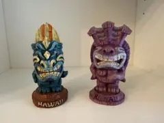 ハワイ　メネフネティキ　フィギュア 2体セット