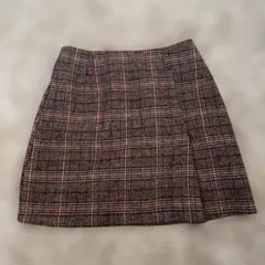 GRL チェック柄タイトスカート　ミニスカート　裏地付き　Sサイズ