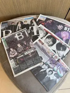 BTS 新聞 東京ドーム周辺限定　5枚セット