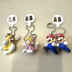 タグ付き レア 希少 当時物 マリオパーティ ソフトキーホルダー ピーチ