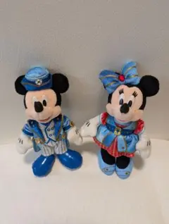 ミッキーとミニー ぬいぐるみバッジセット