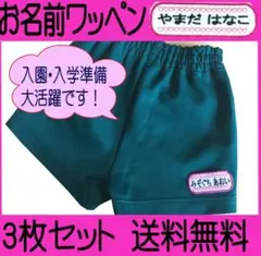 【3枚セット販売】　お名前ワッペン　刺しゅう オーダー