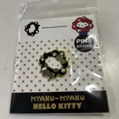 EXPO 2025 サンリオ ミャクミャク 黒　ピンバッジ　ハローキティ