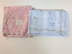 Private Label ハンカチ 2枚セット 花柄　新品のサムネイル