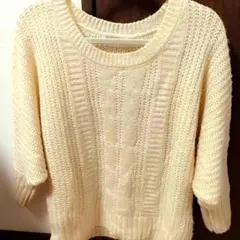 お値下げ！ドルマンざっくりニット♩