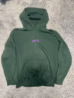 XLARGE ダークグリーン パーカー L