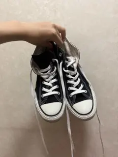 ※最終値下げ【美品】converse ブラック　ハイカットスニーカー