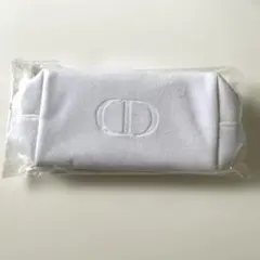 Dior ポーチ　白　ノベルティ　化粧ポーチ