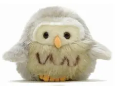 昭和レトロ オオイケ OIKE フクロウ ぬいぐるみ マスコット 白