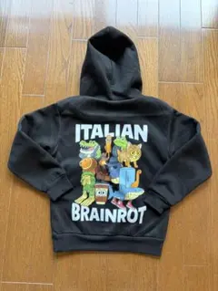 イタリアンブレインロット パーカー ブラック