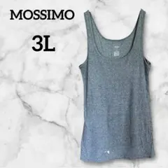★MOSSIMO【3L】モッシモ グレー タンクトップ カジュアル シンプル 夏