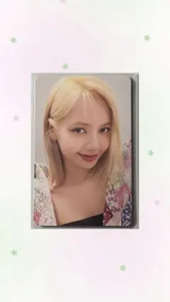 black pink トレカ　リサ