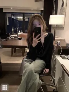 クルーネックニットカーディガン[an1914]